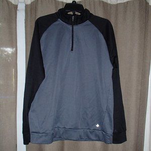 Zelos black/gray pull over jacket.